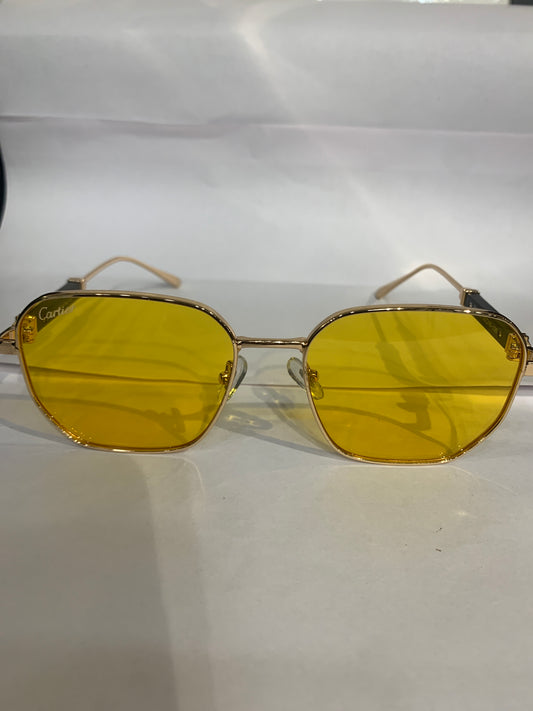 RAC Golden Stike Frame Orange Shade Unisex Sunglasses T09100 55 16 136