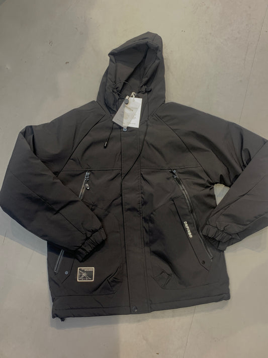 DRPINBO Black Colour Premium Quality Oversized Men’s Hooded Jacket K-9722