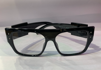 Lab Glossy Black Frame Trancy Shade Black Golden Stick Unisex Sunglasses OD98190 C11 54 22-141