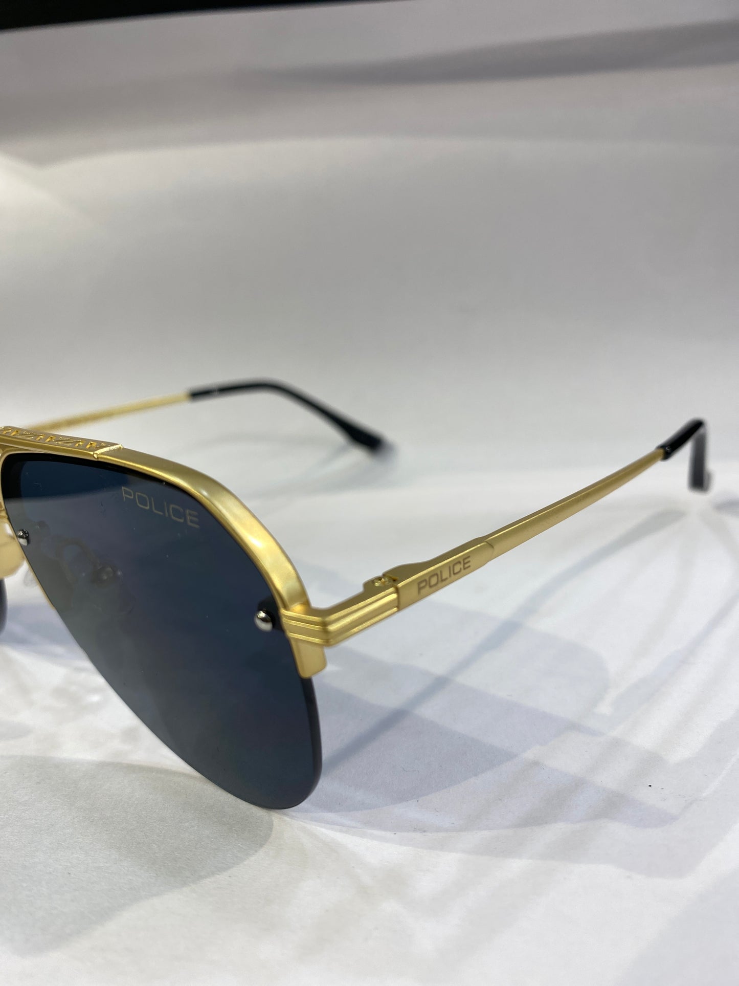 LOP Golden Frame Black Shade Unisex Sunglass Sun 101