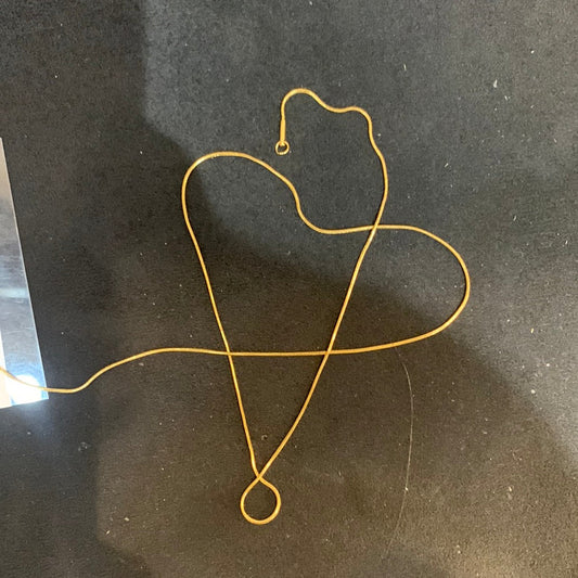 Gold Sleek Unisex Neck Chain 85952