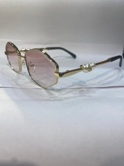 AHC Golden Stike Frame pink Shade Unisex Sunglasses WS1430 55 17 142