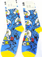 Scenario Blue Yellow Colour Donald Duck Print Premium Quality Full Socks 991157