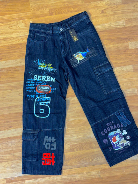 Seren Atill Far Revolver Angus Mellifluous 6 Dark Blue Colour premium Quality Jeans 988125