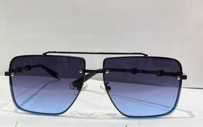 LAB Black Frame Blue Shade Unisex Sunglasses 10454 59 17 145