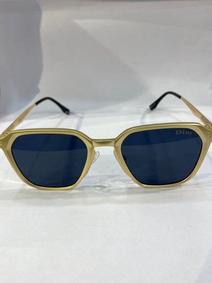OID Matte Golden Frame Black Shade Unisex Sunglass MJ 502 50 20 143 C3