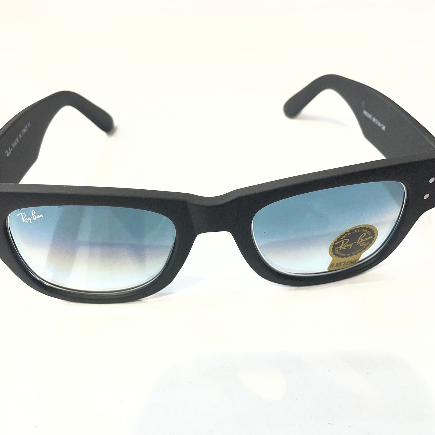 YAR RAY RB Matte Black Frame Trancy Bluish Shade Unisex Sunglass RB0840 56 19-138 ￼