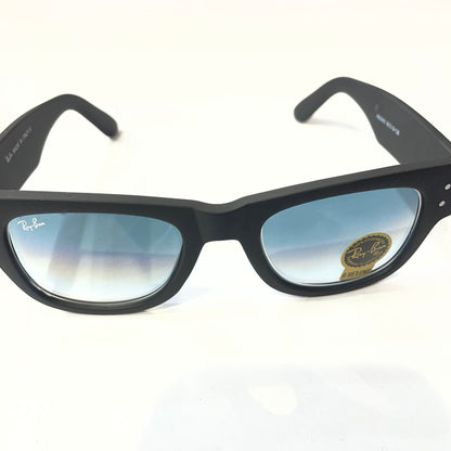 YAR RAY RB Matte Black Frame Trancy Bluish Shade Unisex Sunglass RB0840 56 19-138 ￼