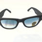 YAR RAY RB Matte Black Frame Trancy Bluish Shade Unisex Sunglass RB0840 56 19-138 ￼