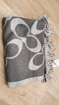 Aoc Black Grey CC Print Winter Muffler 0293