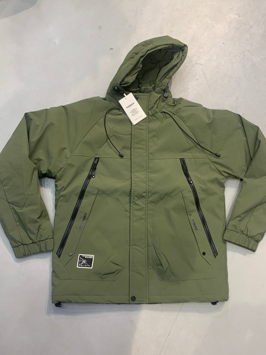 DRPINBO Green Colour Premium Quality Oversized Men’s Hooded Jacket K-9722