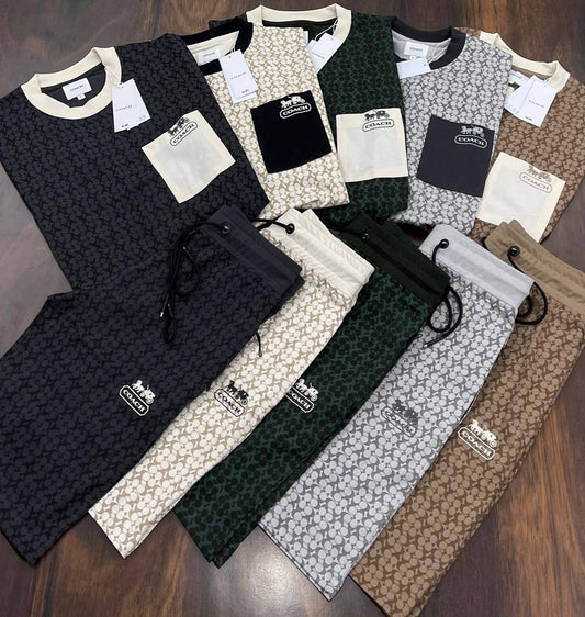 Aoc Grey Colour aoc Print Drop Should Coord Set Premium Quality 360006