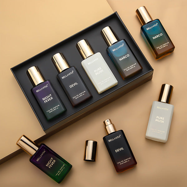 Bella Vita Narco Unisex Scents Gift Set - 4 x 20ml Luxury Perfume