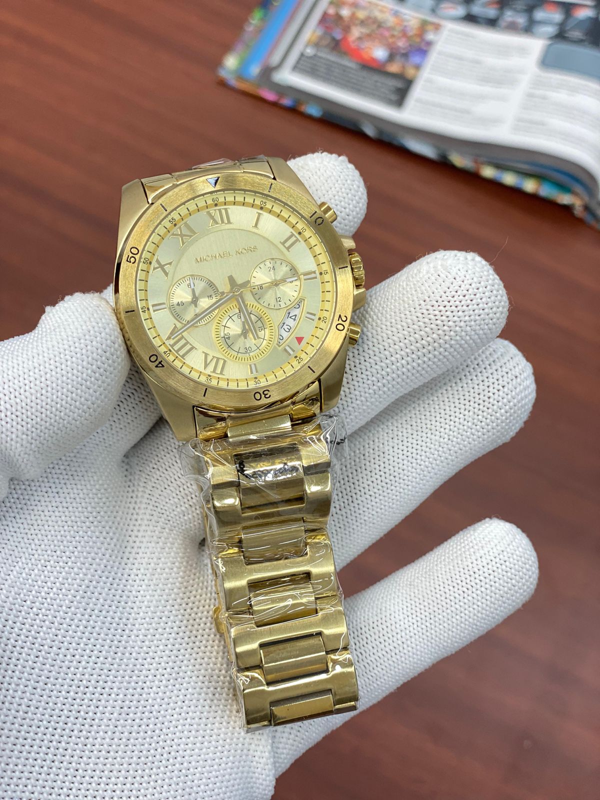 Cim Golden Chain Gold Dial Men Watch 901859