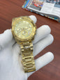 Cim Golden Chain Gold Dial Men Watch 901859