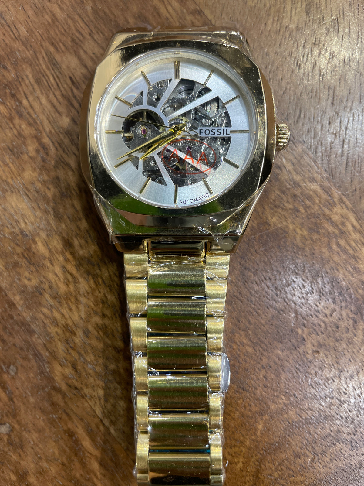 SOF FOS Golden Chain White Dial Premium Quality Automatic Men’s Watch 991129