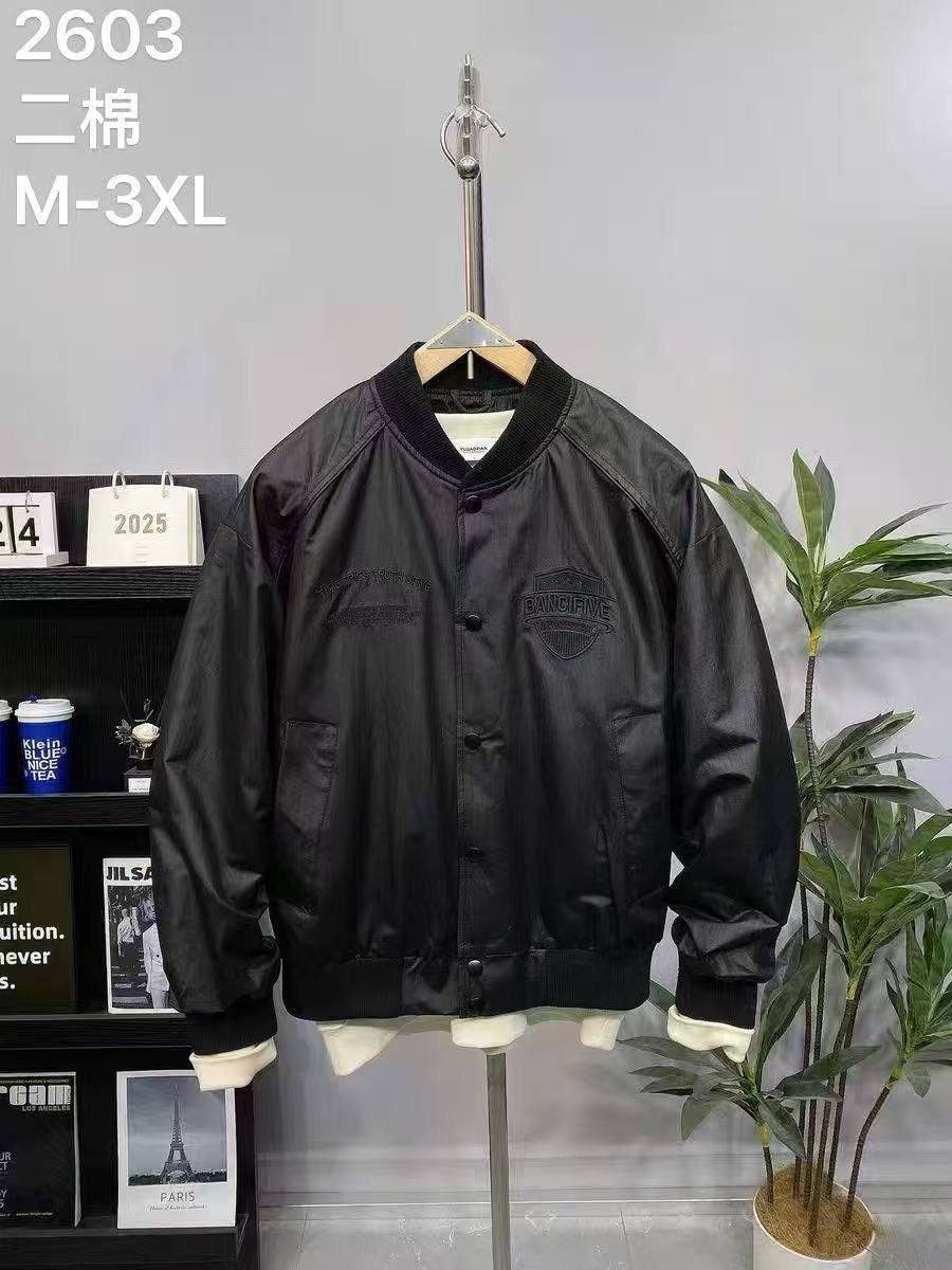 BANCIFIVE ALL OR NOTHING Black Colour Unisex Bomber Jacket 2603