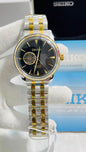 IES Silver Golden Chain Black  Dial Automatic Men Watch 989508