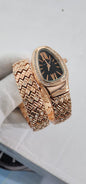 Lvb Copper 2 Layer Chain Black Dial Ladies Watch 988152