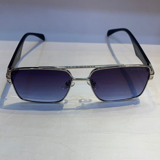 YAM Sliver Black Frame Blue Shade Sungless Z104 60 14 140