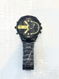 Eid Black Chain Black Golden Big Dial Heavy Machinery Men watch 990237