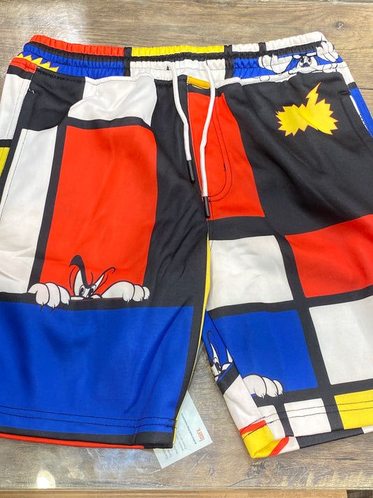 REASON Multi Colour Printed Colour Unisex Shorts 987023