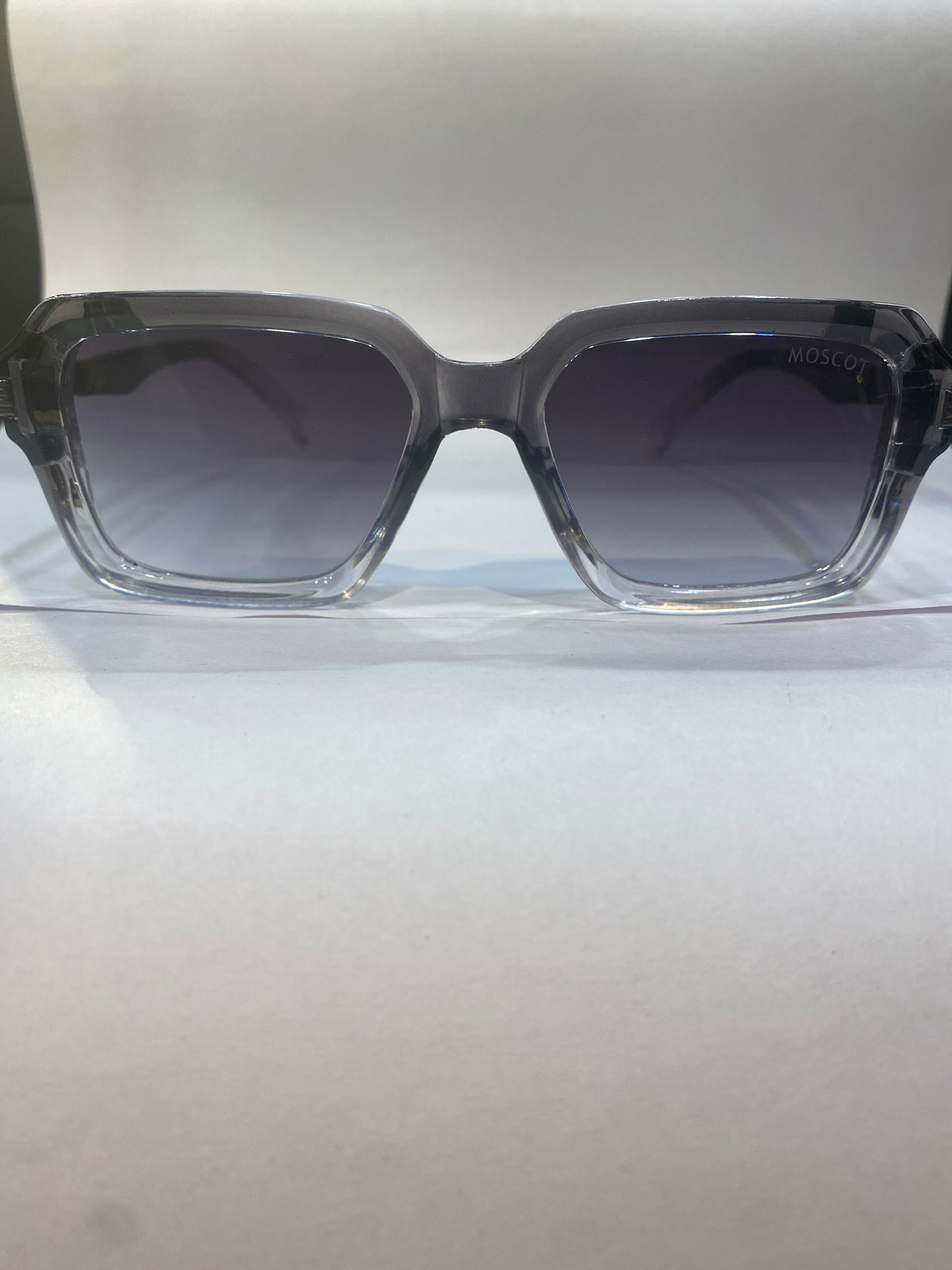 SOM Grey Trancy Frame Blackish Transparent Shade Unisex Sunglasses 6104 52 18 142
