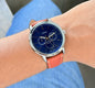 SOF FOS Blue Dial Orange Stripe Date&Day  Men’s Watch 990731