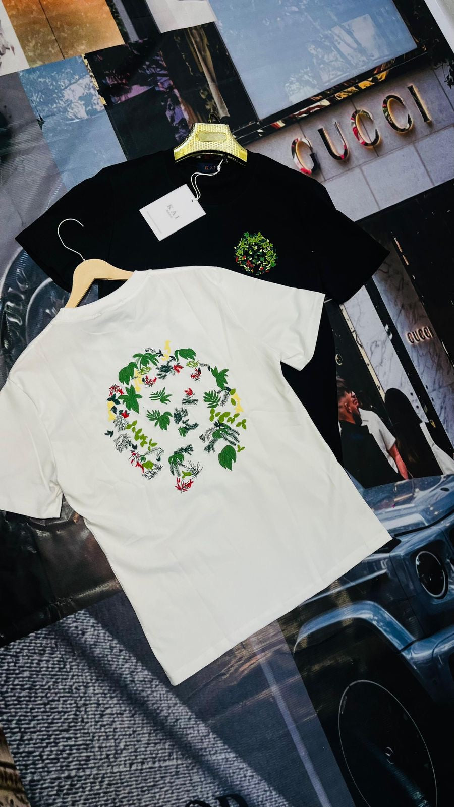 KAI RHC CHR White Colour With Green Embroidery Premium Quality Imported Unisex T-Shirt 18401