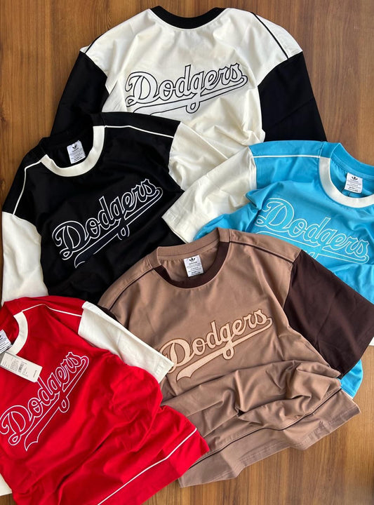 DOD Red Colour With Font Print Premium Quality Drop Shoulder Tshirt 952302