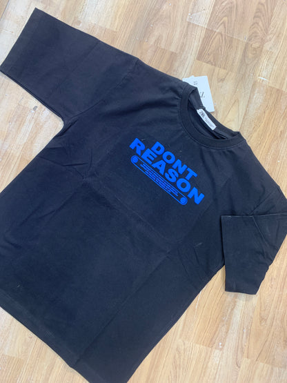 Raz cotton imported T shirts black Colour drop shoulder DOnt Reason 988659