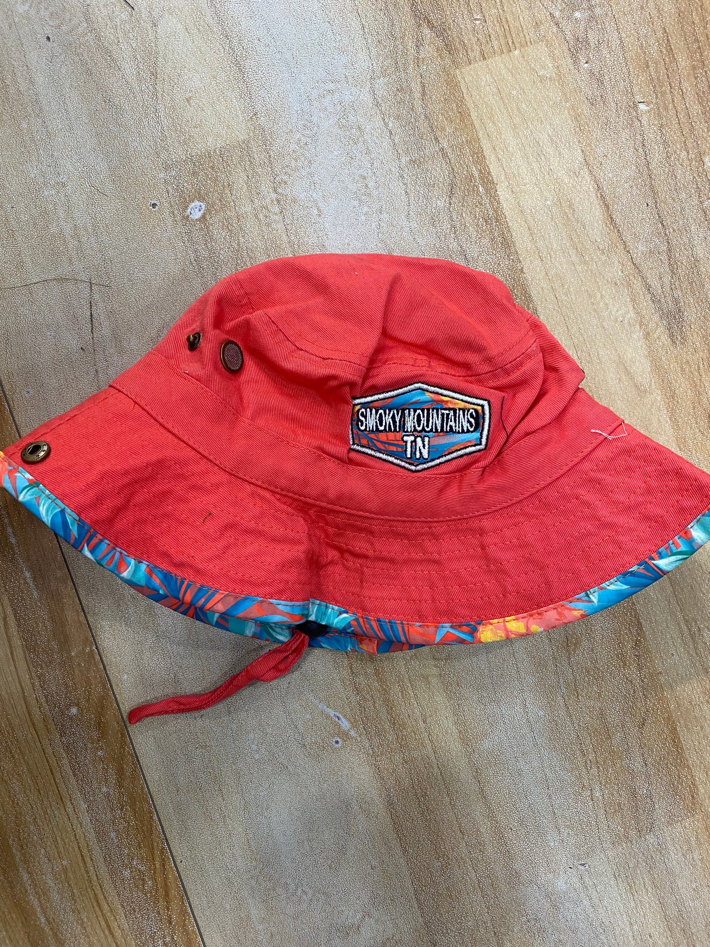 Lucky Multi Colour Denim Style Print Bucket Hat CAP 989017