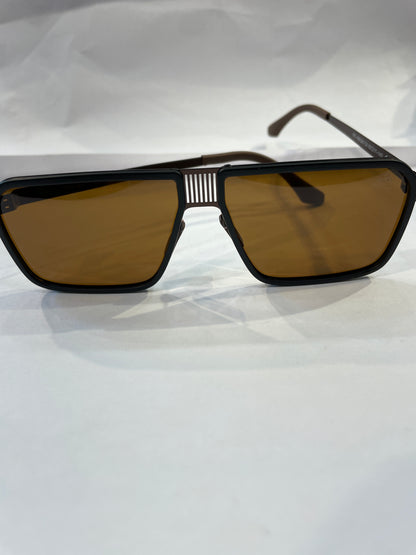 YAM Brown Frame Brown Shade Unisex Sunglass MY-98329 C7 55 17 143