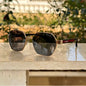 ARP Copper Red Black Frame Black Shade Unisex Branded Sunglasses T0967 53 18 136
