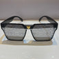Rev Black Frame Rev Print Shade Unisex Sunglasses 8944 56 17-138