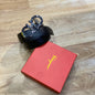 Fer Red Black Strap Logo Buckle Belt 989069