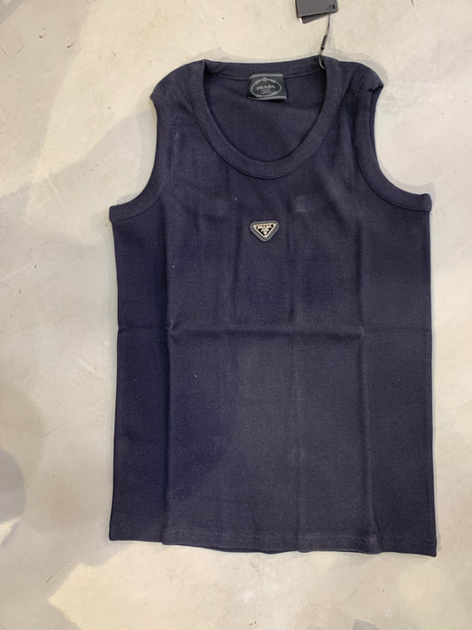 ARP PRA Navy Blue  Colour Metal Patch Unisex Tank Top 989810