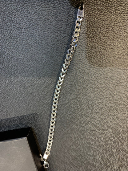 Silver Colour Unisex Chain Bracelet 987027