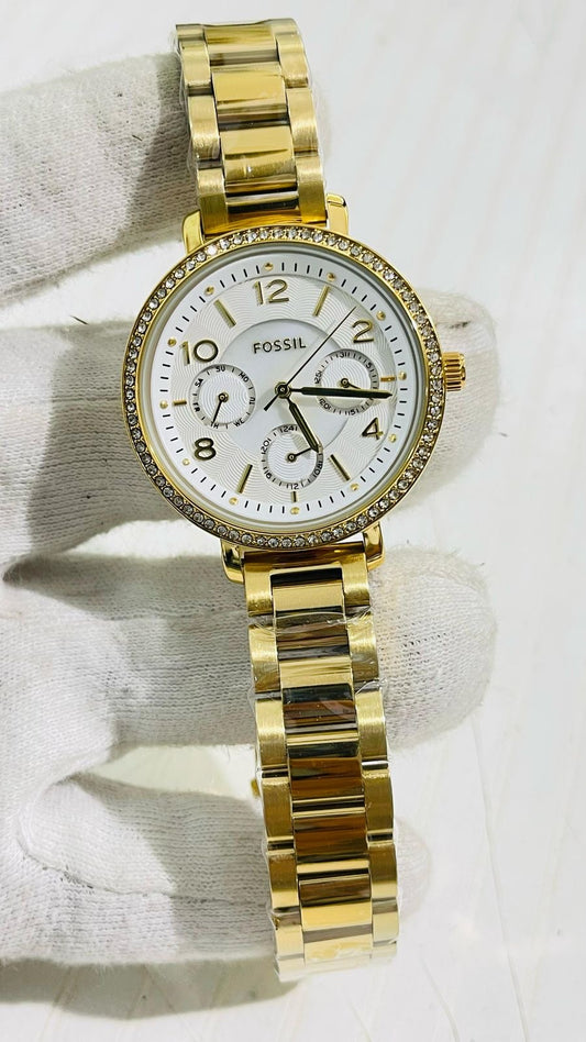 Sof Copper Chain White Dial Ladies Watch 988967