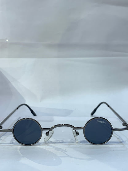 EMO Black glossy Frame Black Shade Premium Quality Unisex Sunglass 674 28 39 138