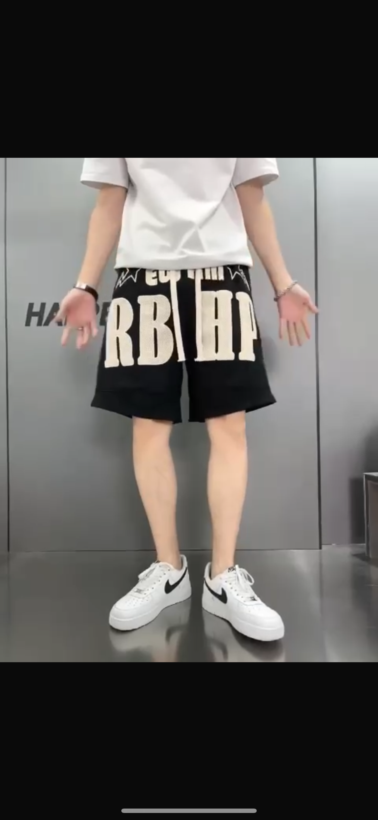 Exclusive Design J.XIN EW HM RB HPShort Import Fabric Black 711