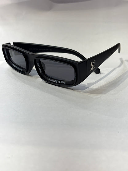 Uol Black Frame Black Shade Unisex Sunglass 61905422-145 ￼
