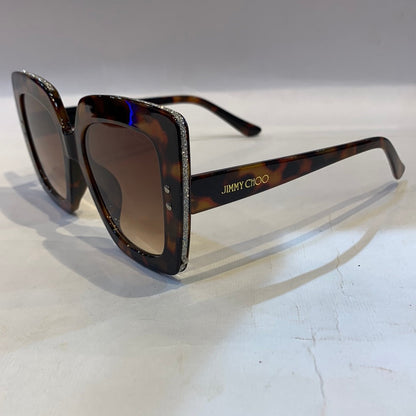 MIJ Leopard print Frame Brown Shade Unisex Sunglasses D2845 C3 57 22 141