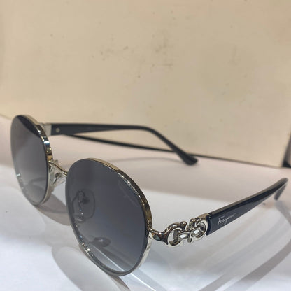 Ref Silver Frame Black Shade Black Stick Unisex Sunglasses C 308 54 18 140