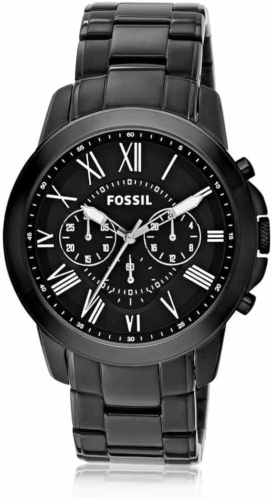 Sof Black Chain Black Dail Chrono Working Japanese Machinery Watch 990486
