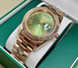 LOR Copper Chain Automatic Chrono Green Dial Men Watch 990012