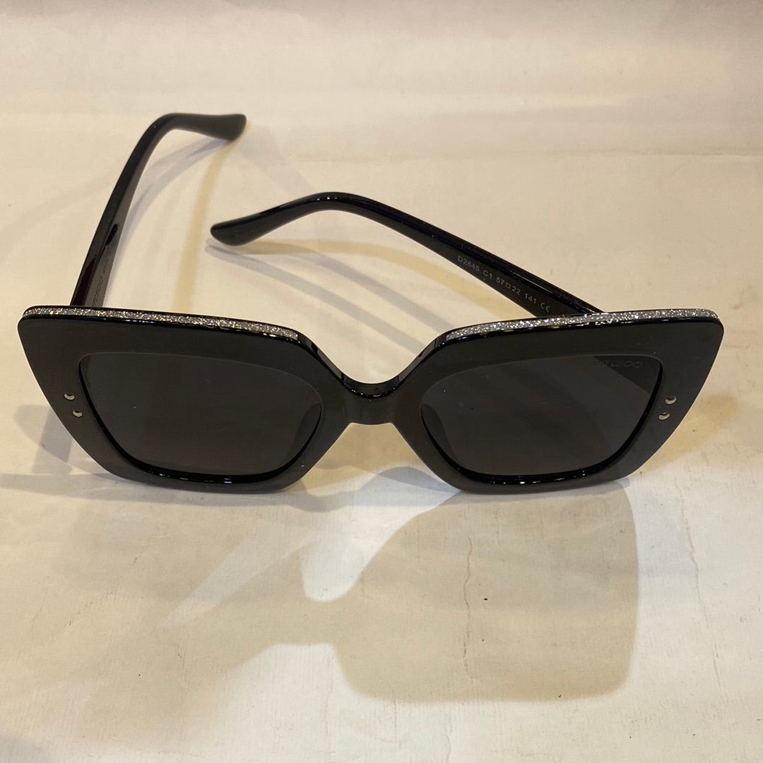 MIJ Black Frame Black Shade Sunglasses D2845 C1 57 22 141