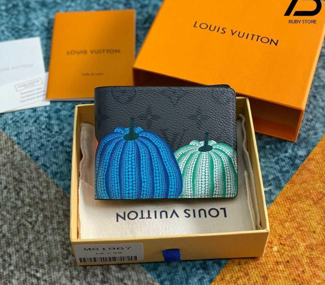 UOL Grey Colour With Pumpkin Print Print Imported Men’s Wallet 990154