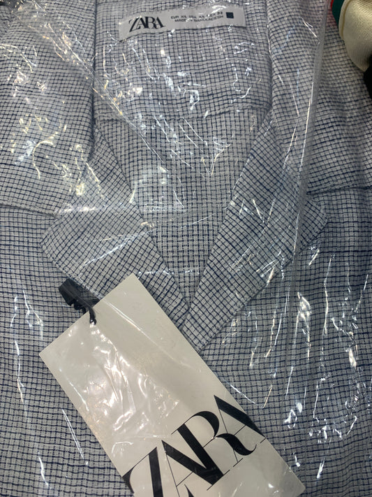 RAZ shirt White Black Box print G2016