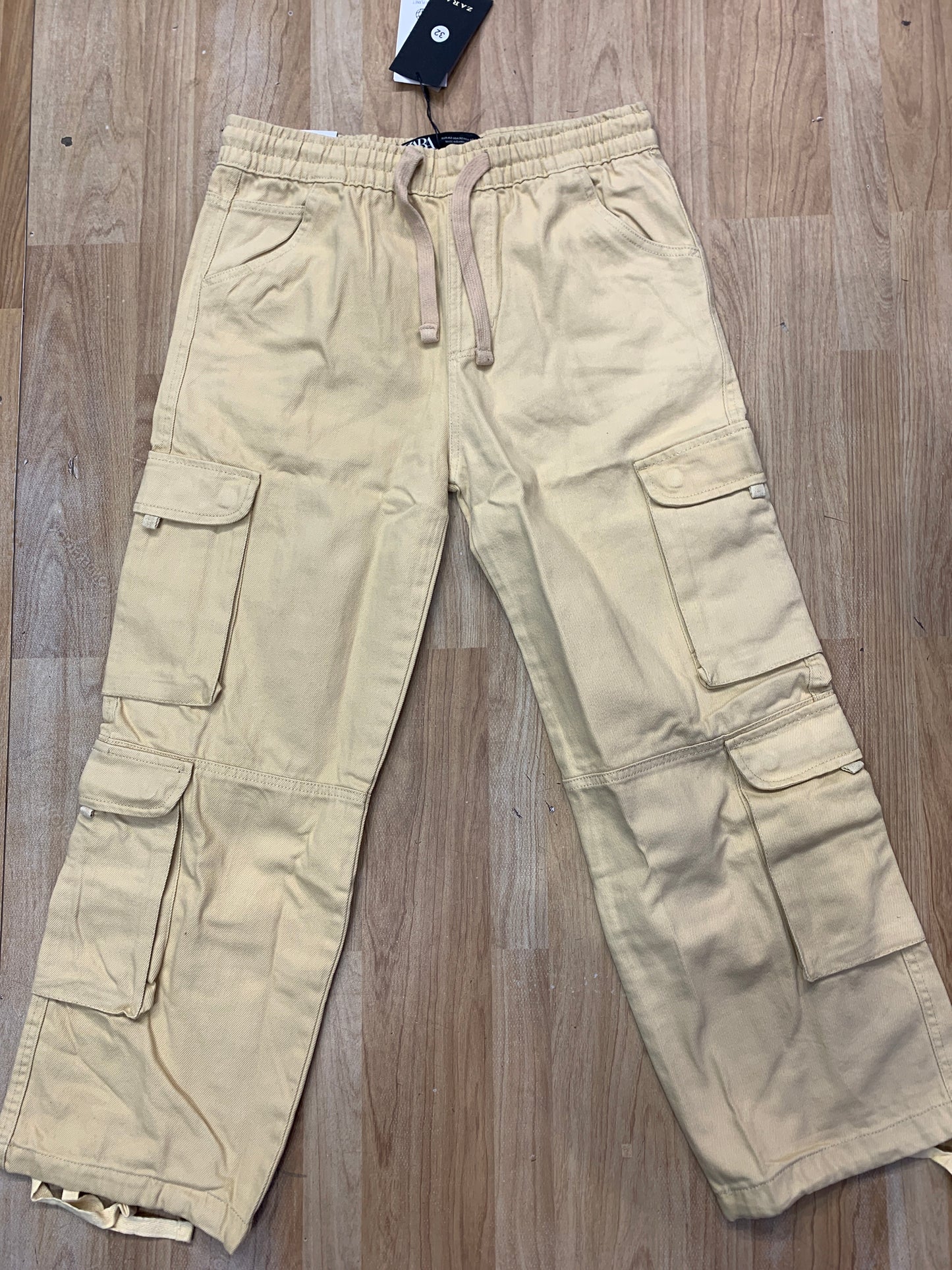 RAZ Cargo Yellow Colour Six Pocket Straight Fit H9042